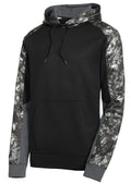 Sport-Tek ST231 Tek Sport-Wick Mineral Freeze Fleece Colorblock Hooded Pullover