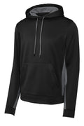Sport-Tek ST235 Tek Sport-Wick Fleece Colorblock Hooded Pullover