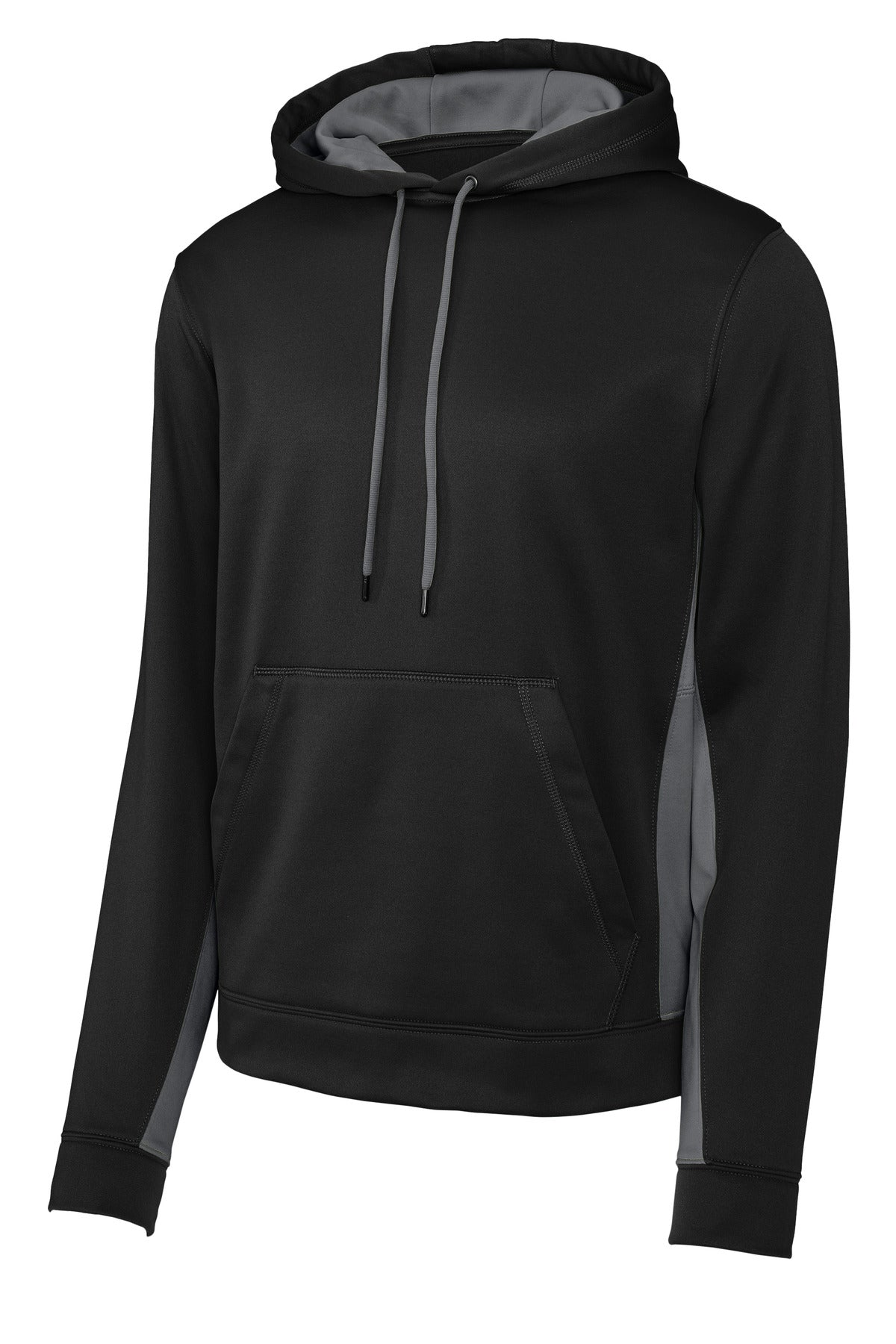 Sport-Tek ST235 Tek Sport-Wick Fleece Colorblock Hooded Pullover