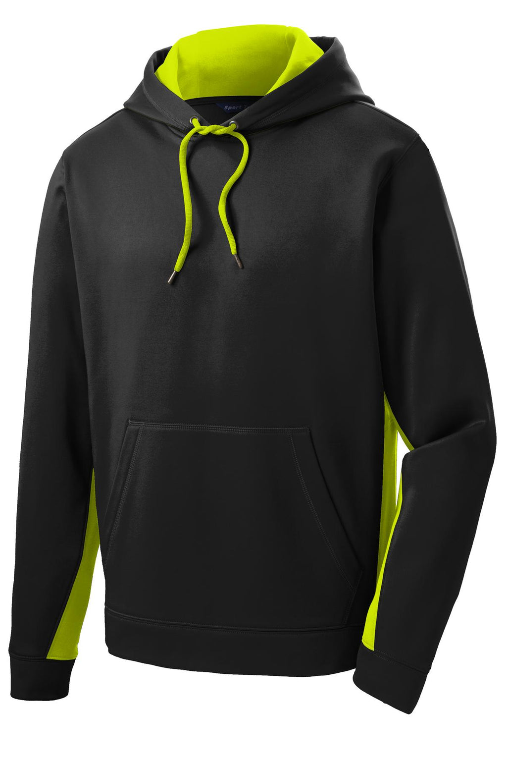 Sport-Tek ST235 Tek Sport-Wick Fleece Colorblock Hooded Pullover