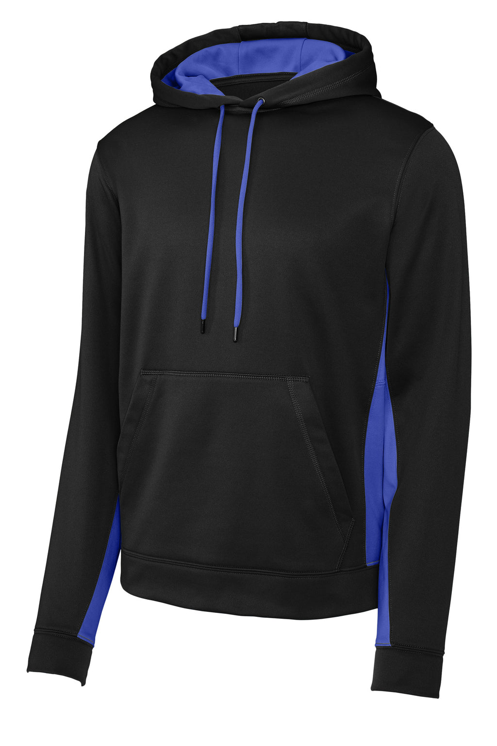 Sport-Tek ST235 Tek Sport-Wick Fleece Colorblock Hooded Pullover