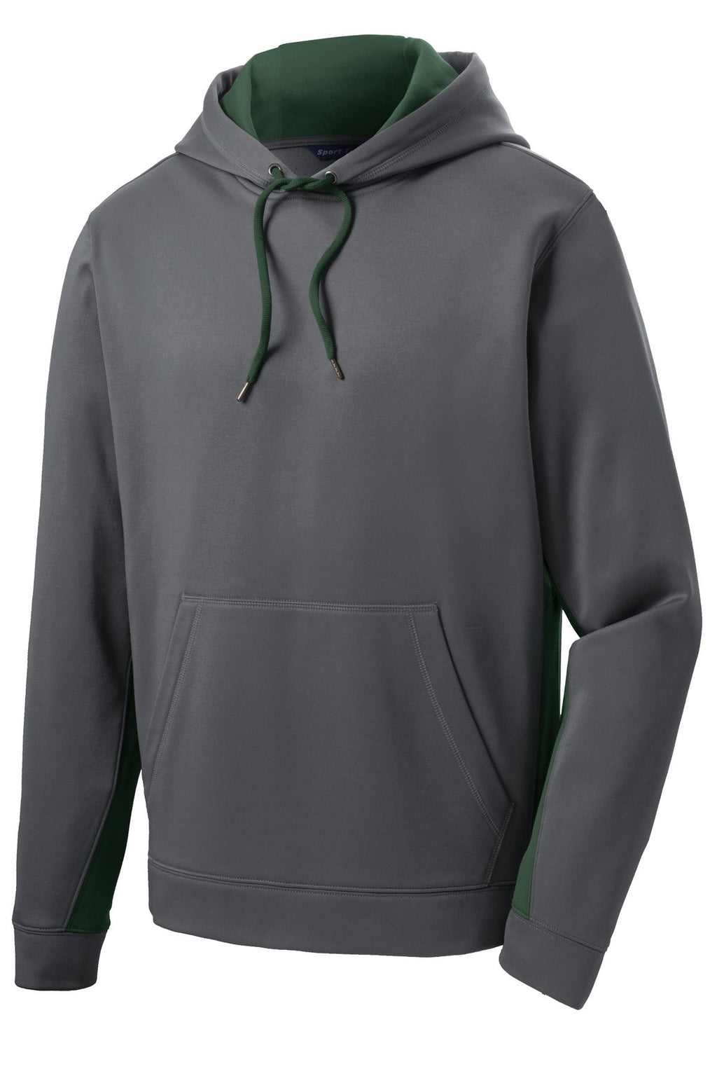 Sport-Tek ST235 Tek Sport-Wick Fleece Colorblock Hooded Pullover