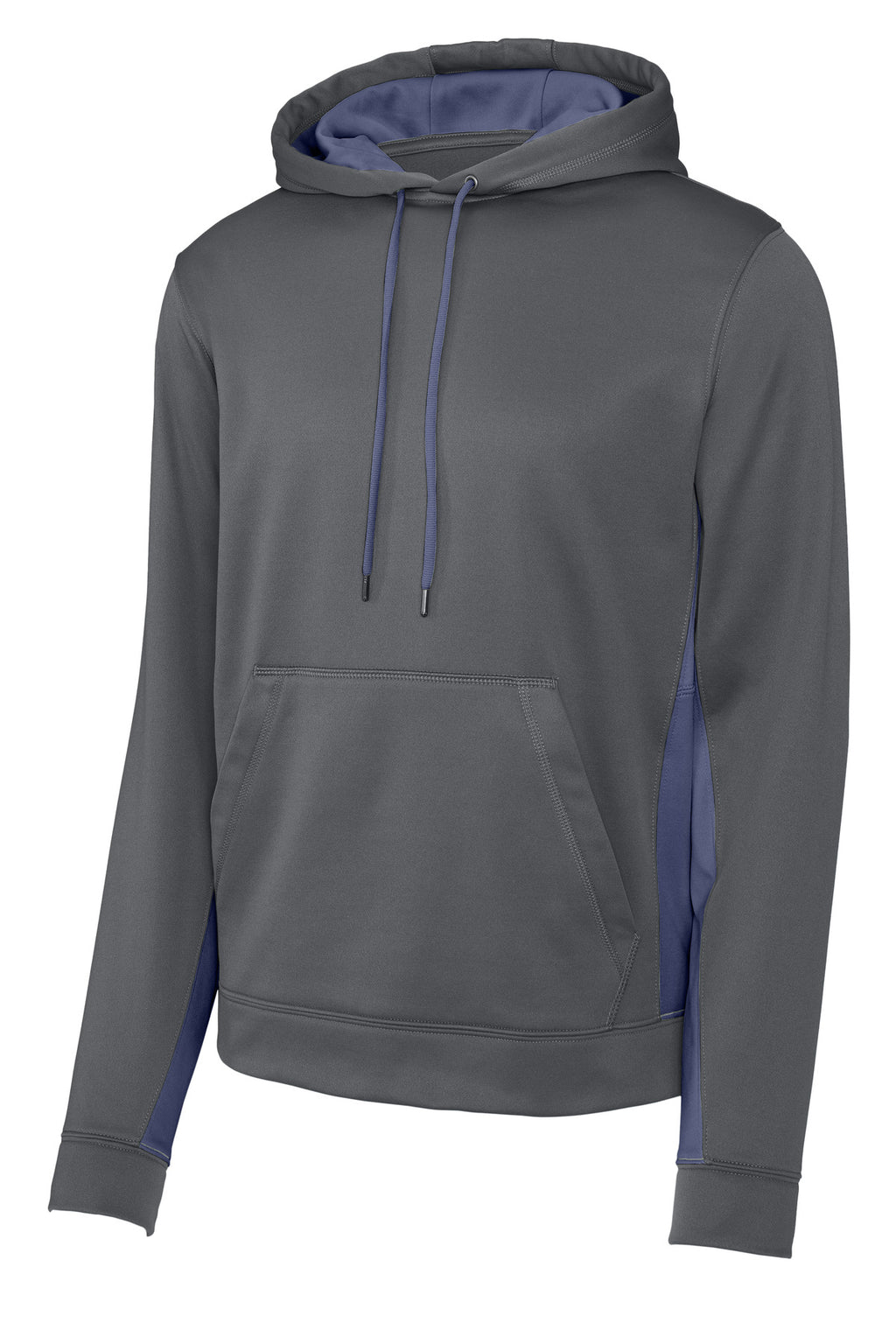 Sport-Tek ST235 Tek Sport-Wick Fleece Colorblock Hooded Pullover