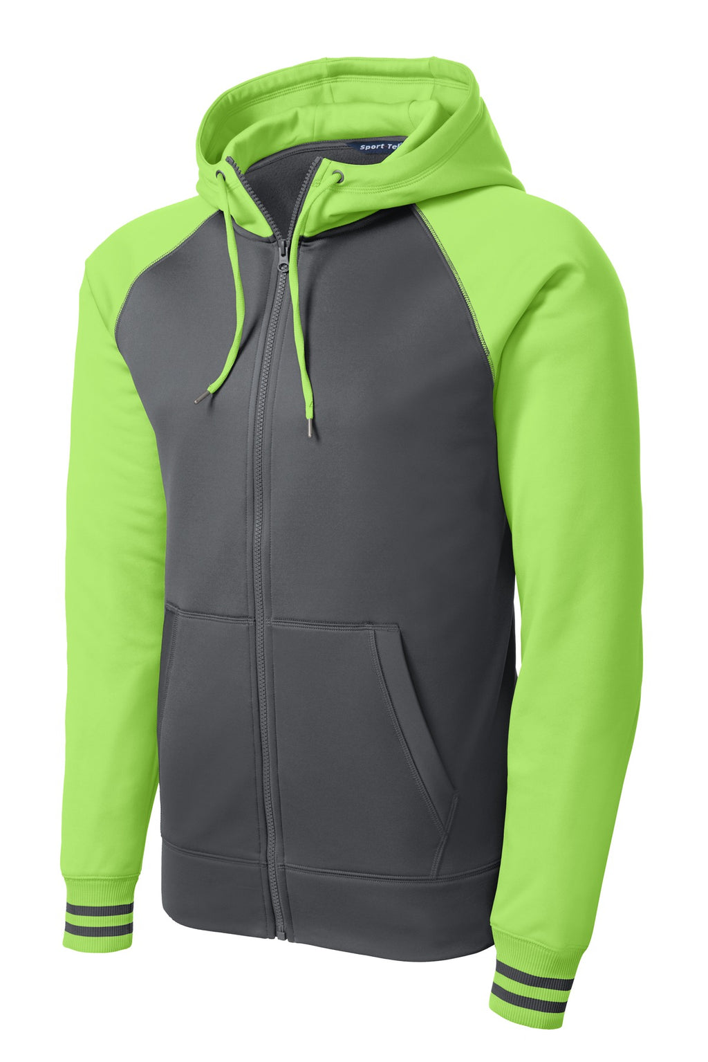 Sport-Tek ST236 Tek Sport-Wick Varsity Fleece Full-Zip Hooded Jacket
