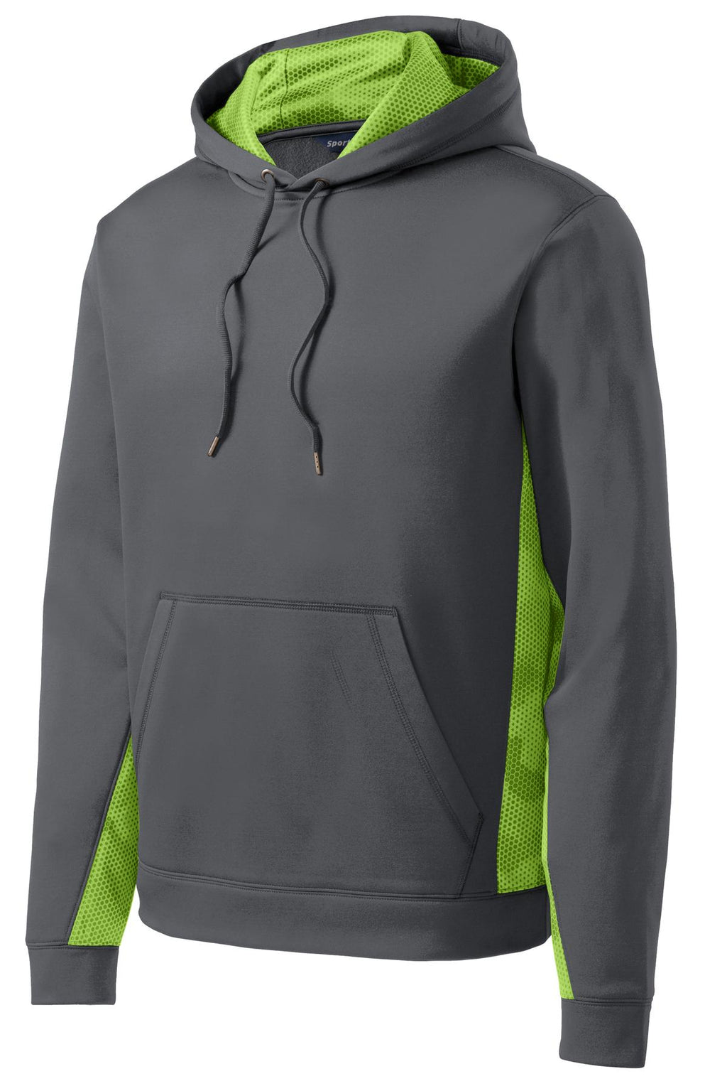 Sport-Tek ST239 Tek Sport-Wick CamoHex Fleece Colorblock Hooded Pullover
