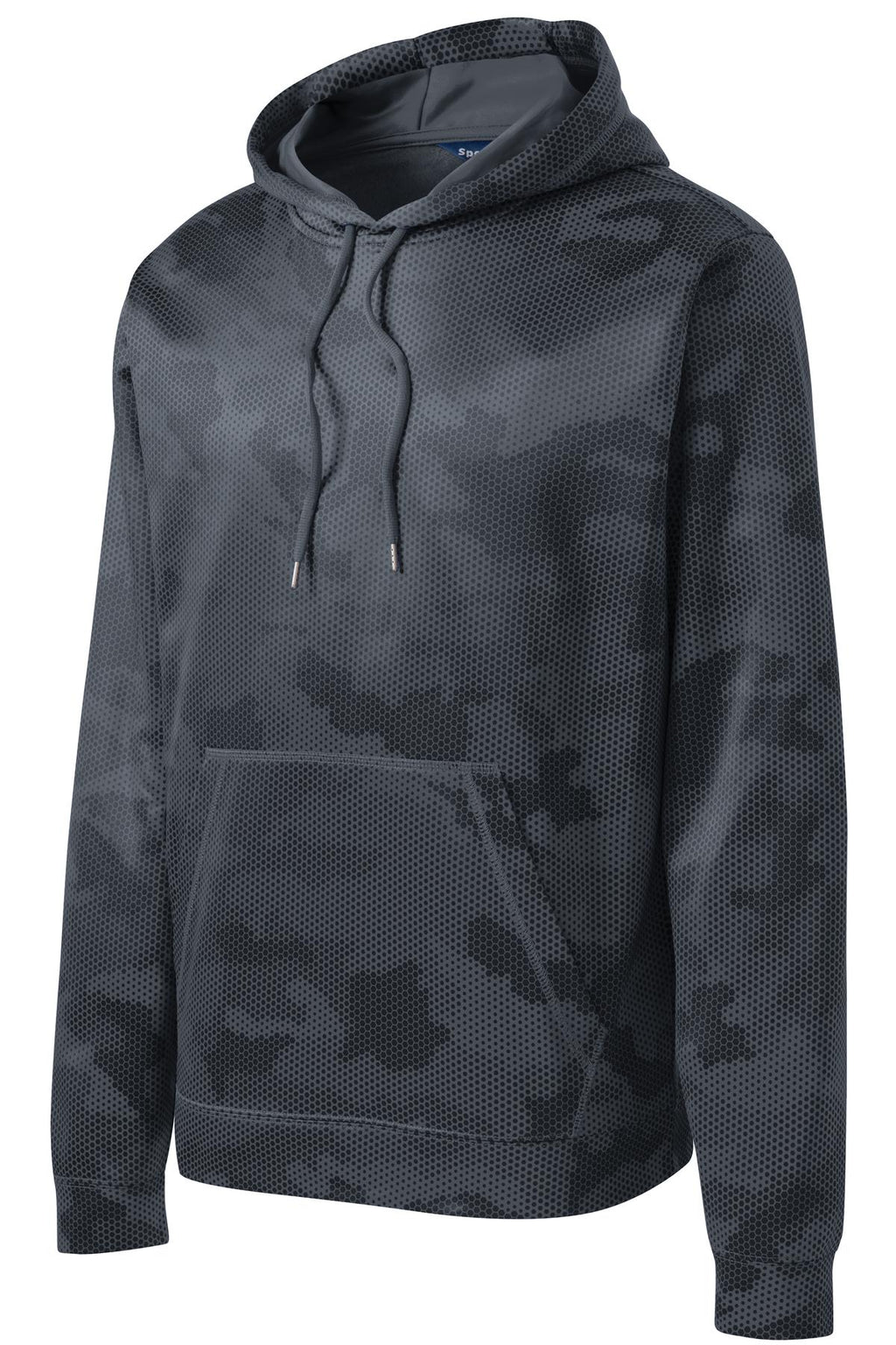 Sport-Tek ST240 Tek Sport-Wick CamoHex Fleece Hooded Pullover