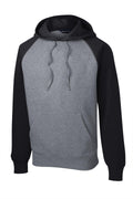 Sport-Tek ST267 Tek Raglan Colorblock Pullover Hooded Sweatshirt
