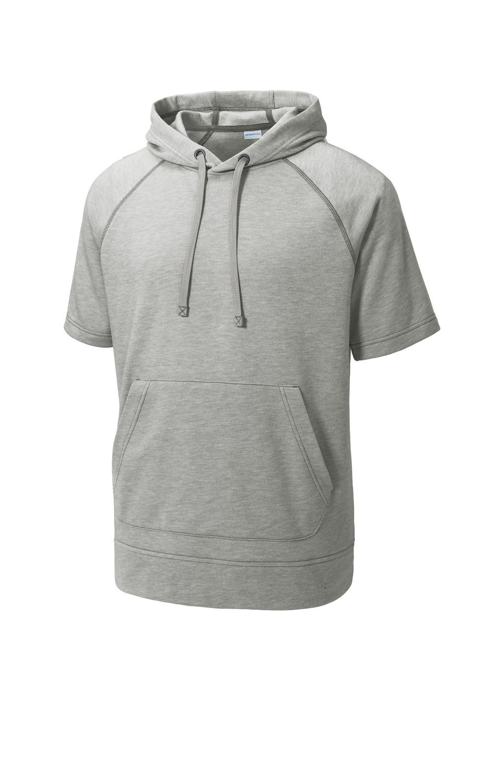 Sport-Tek ST297 Tek  PosiCharge  Tri-Blend Wicking Fleece Short Sleeve Hooded Pullover