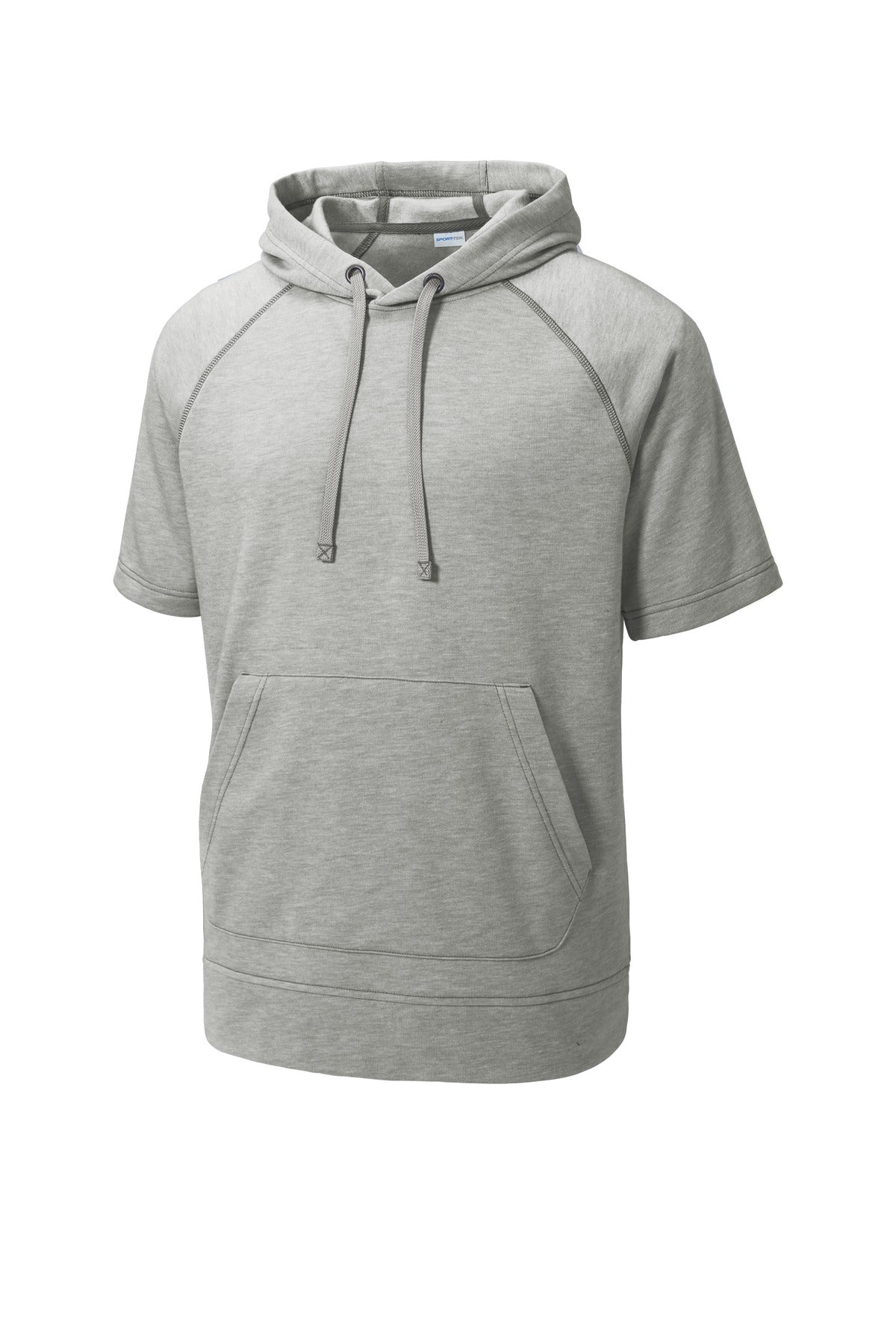 Sport-Tek ST297 Tek  PosiCharge  Tri-Blend Wicking Fleece Short Sleeve Hooded Pullover