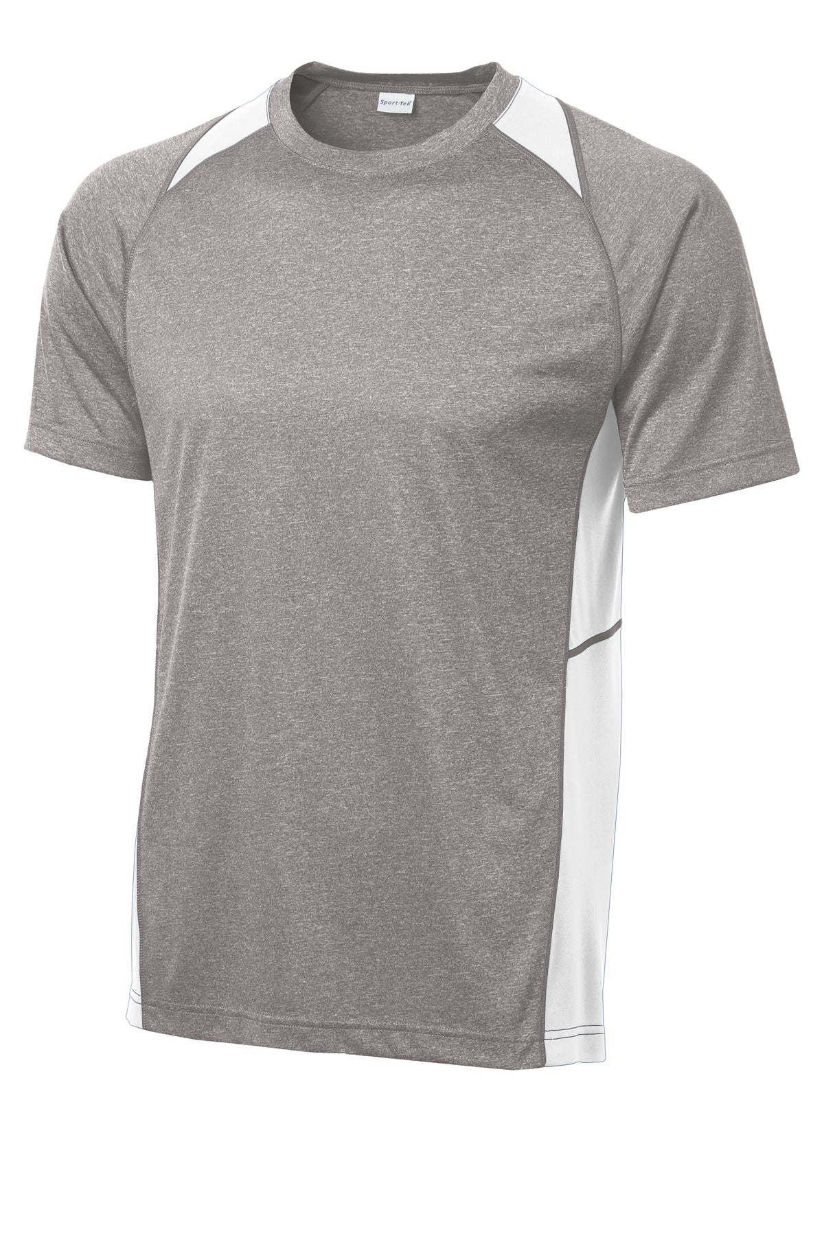 Sport-Tek ST361 Tek Heather Colorblock Contender Tee