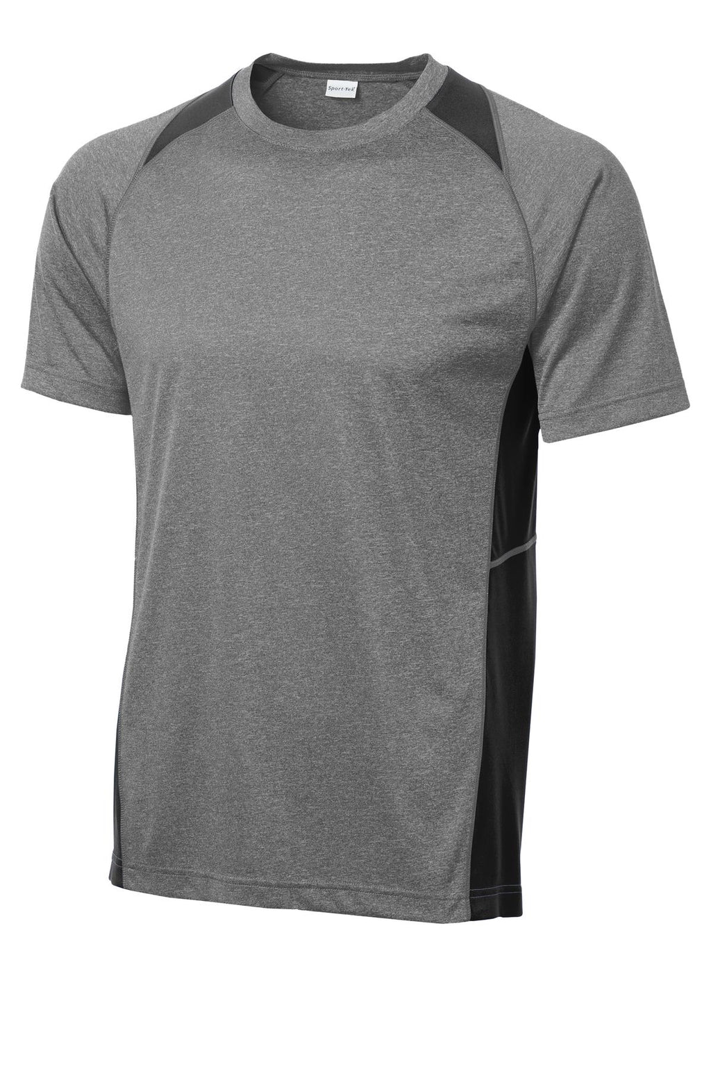 Sport-Tek ST361 Tek Heather Colorblock Contender Tee