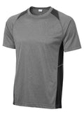 Sport-Tek ST361 Tek Heather Colorblock Contender Tee