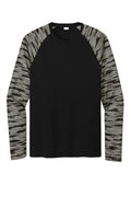 Sport-Tek ST376LS Tek Drift Camo Colorblock Long Sleeve Tee