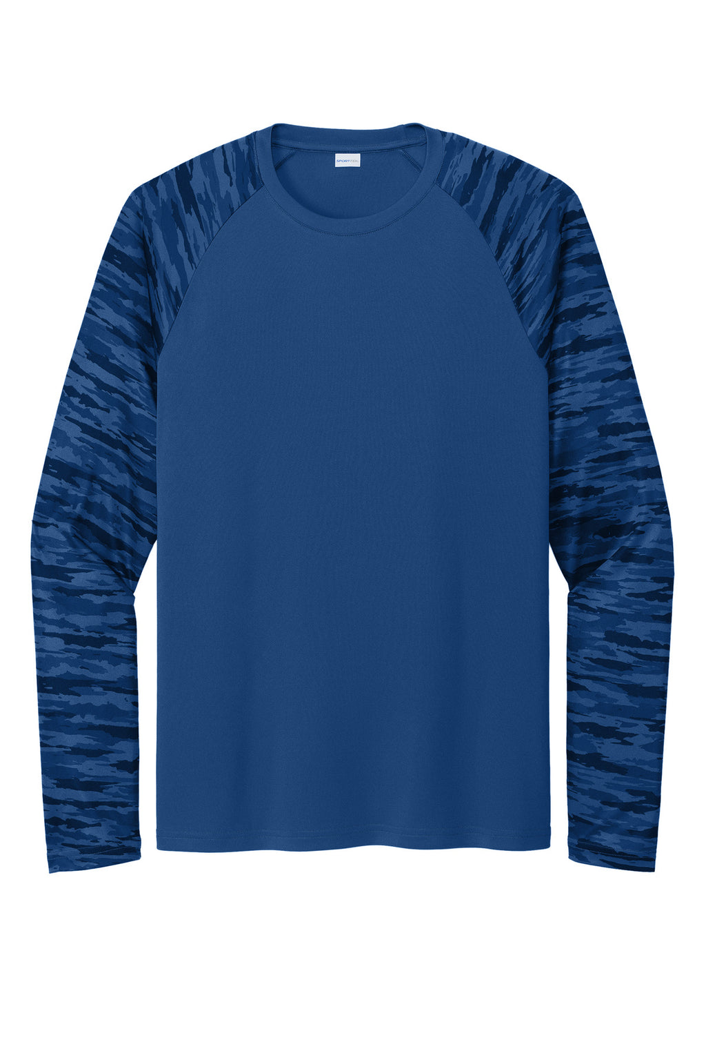 Sport-Tek ST376LS Tek Drift Camo Colorblock Long Sleeve Tee
