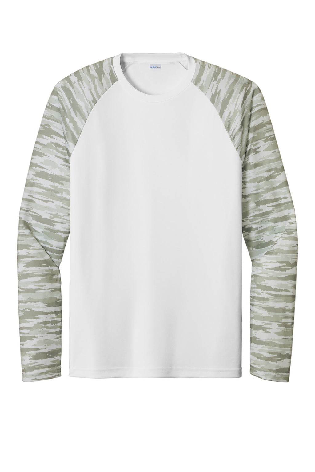 Sport-Tek ST376LS Tek Drift Camo Colorblock Long Sleeve Tee