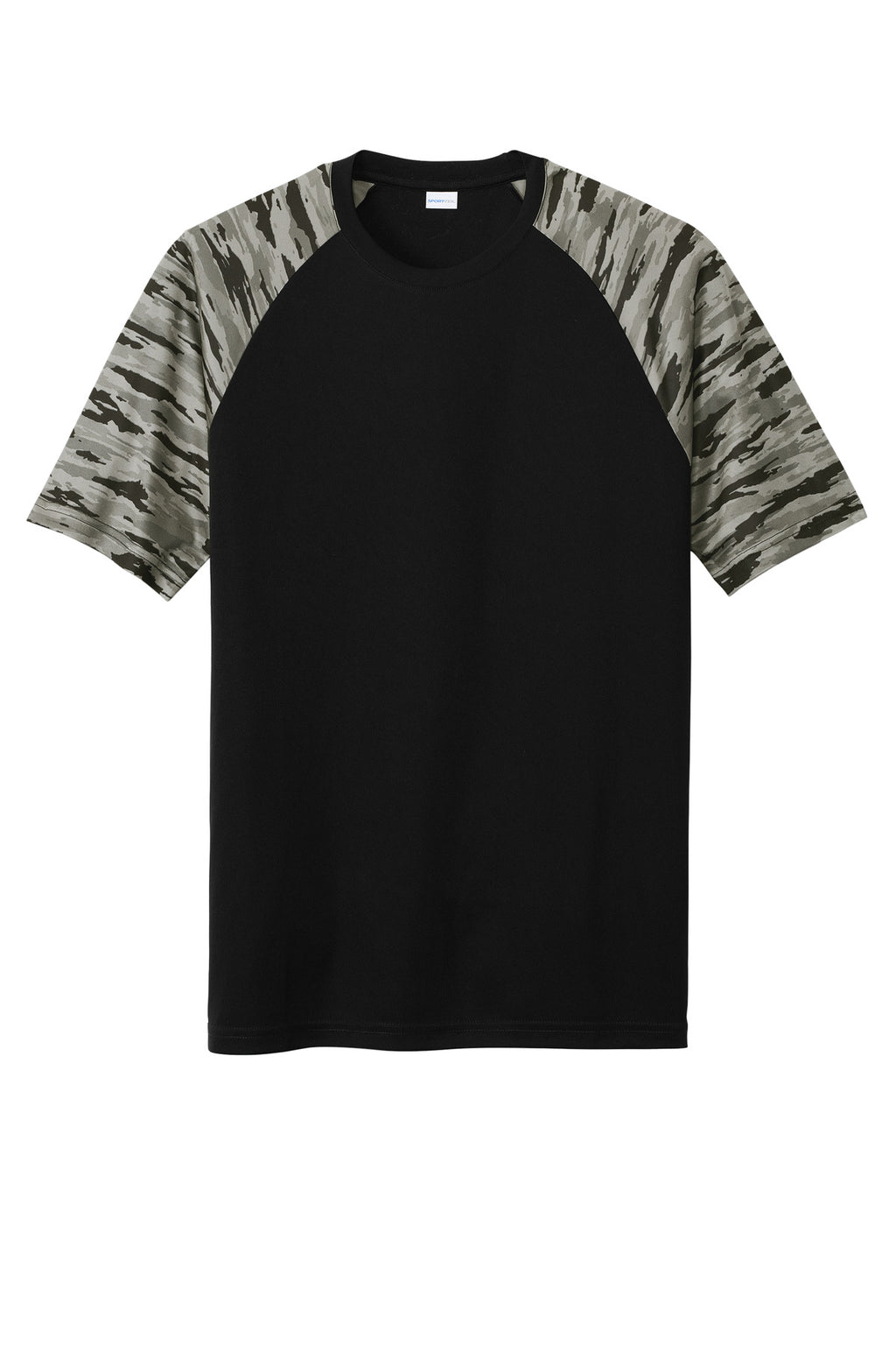 Sport-Tek ST376 Tek Drift Camo Colorblock Tee