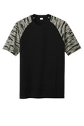 Sport-Tek ST376 Tek Drift Camo Colorblock Tee