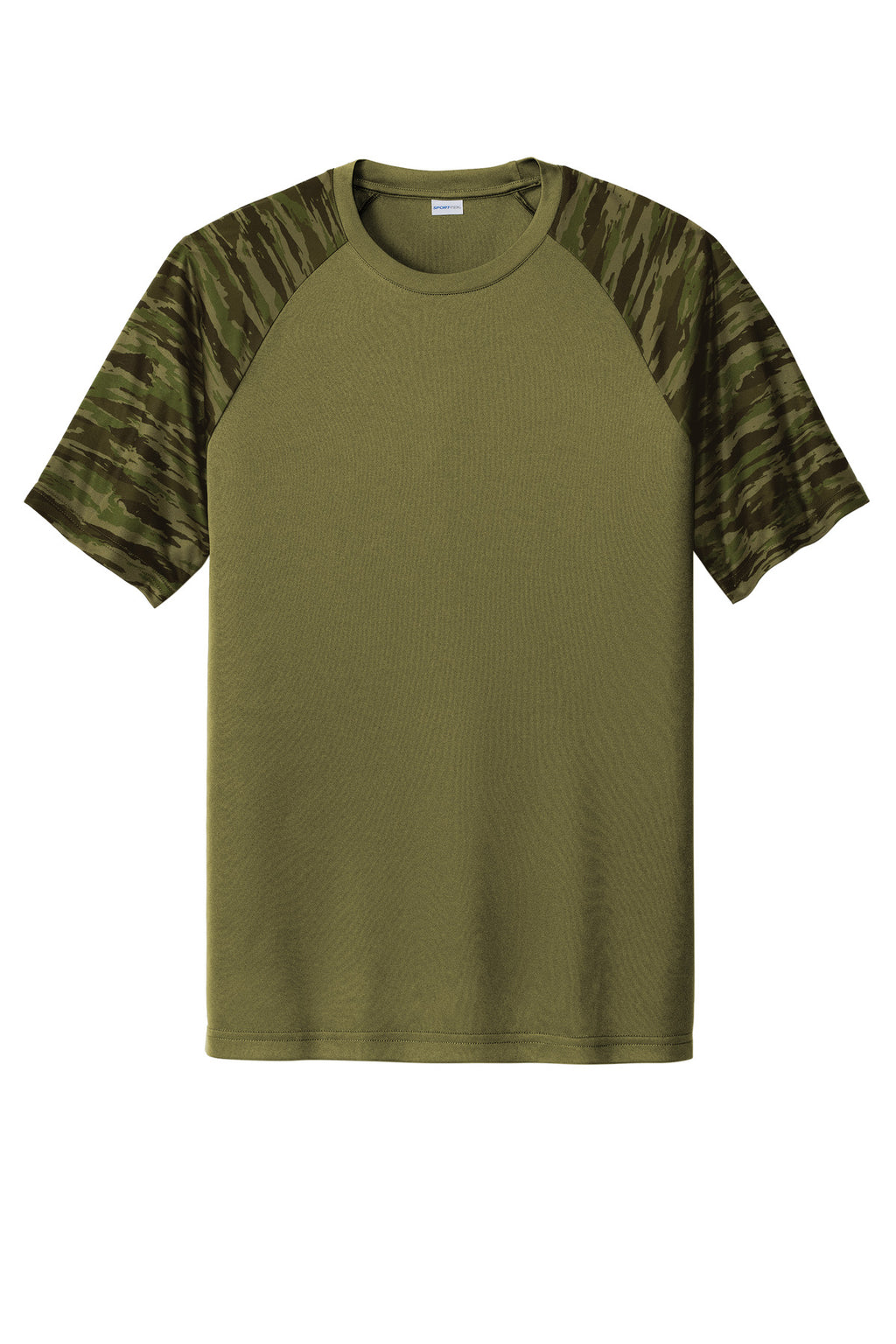 Sport-Tek ST376 Tek Drift Camo Colorblock Tee