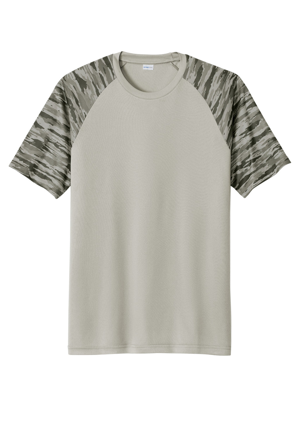 Sport-Tek ST376 Tek Drift Camo Colorblock Tee