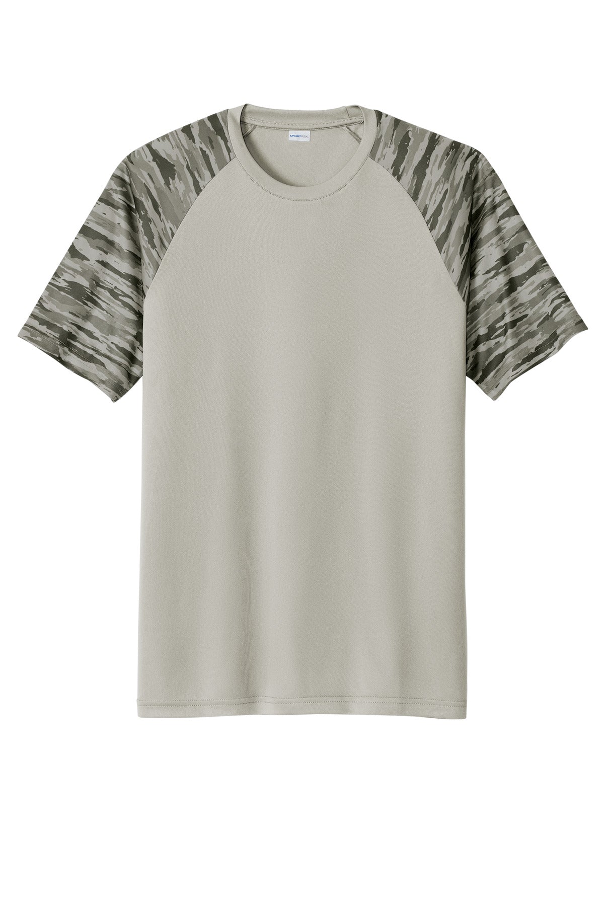 Sport-Tek ST376 Tek Drift Camo Colorblock Tee