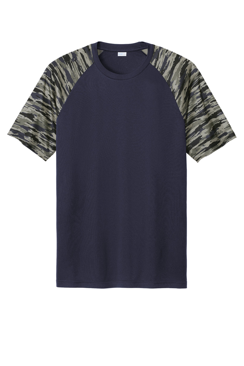 Sport-Tek ST376 Tek Drift Camo Colorblock Tee