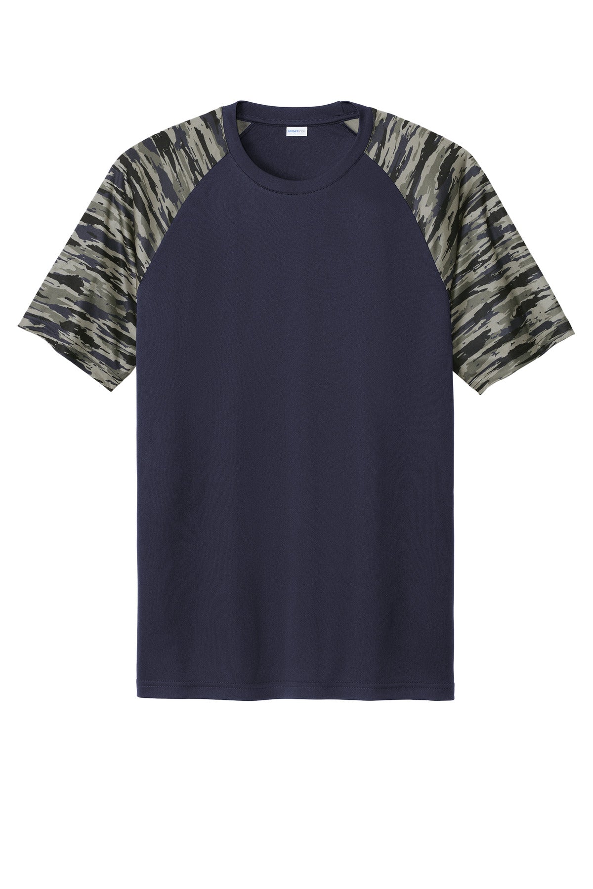 Sport-Tek ST376 Tek Drift Camo Colorblock Tee