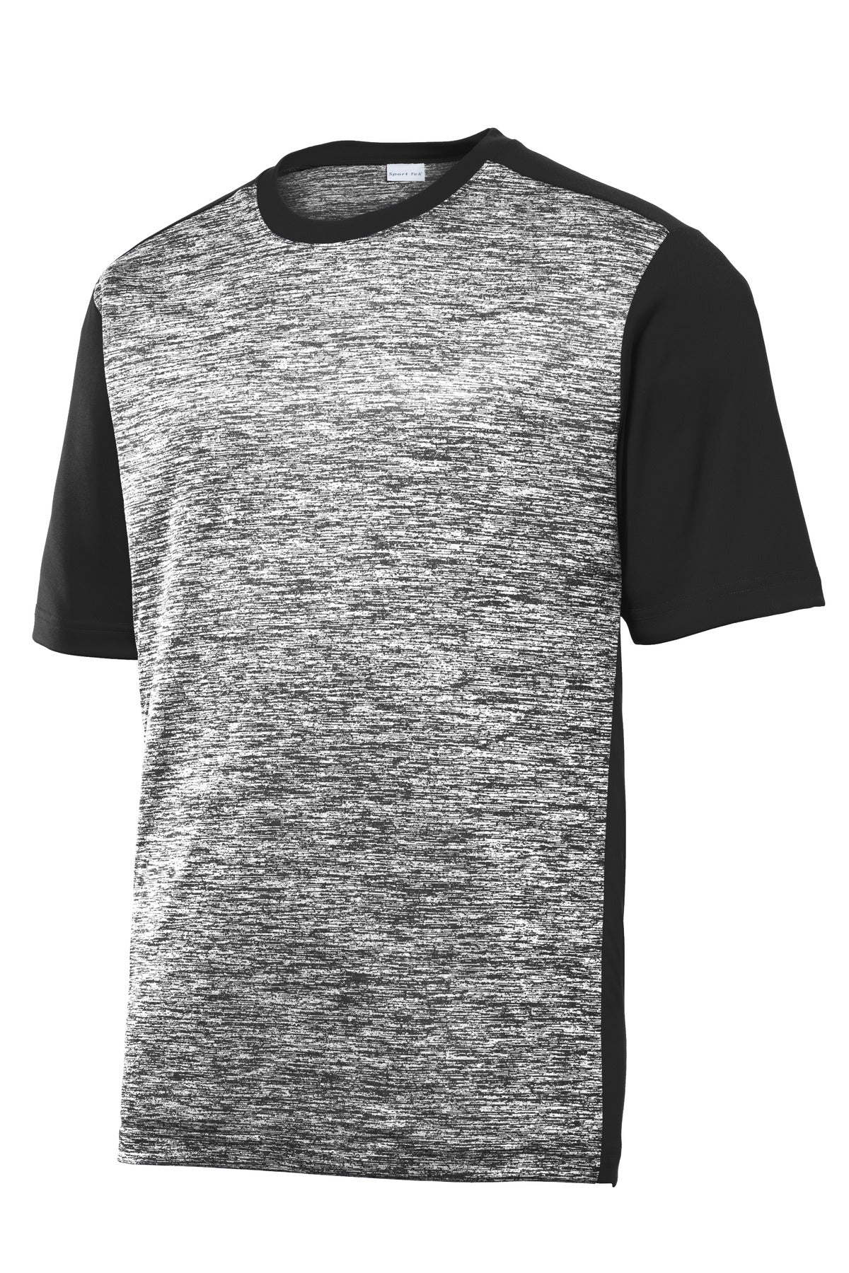 Sport-Tek ST395 Tek PosiCharge Electric Heather Colorblock Tee