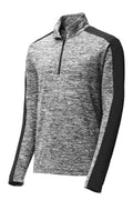 Sport-Tek ST397 Tek PosiCharge Electric Heather Colorblock 1/4-Zip Pullover