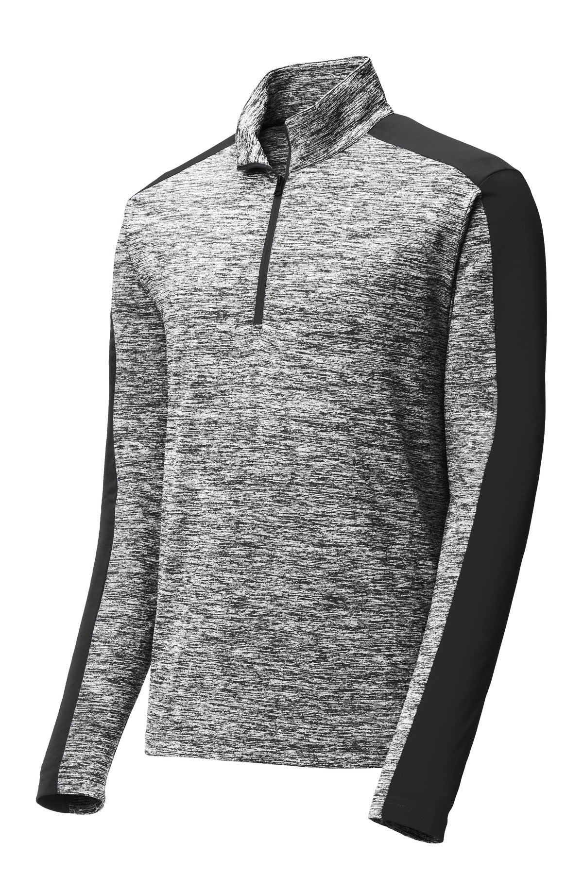 Sport-Tek ST397 Tek PosiCharge Electric Heather Colorblock 1/4-Zip Pullover