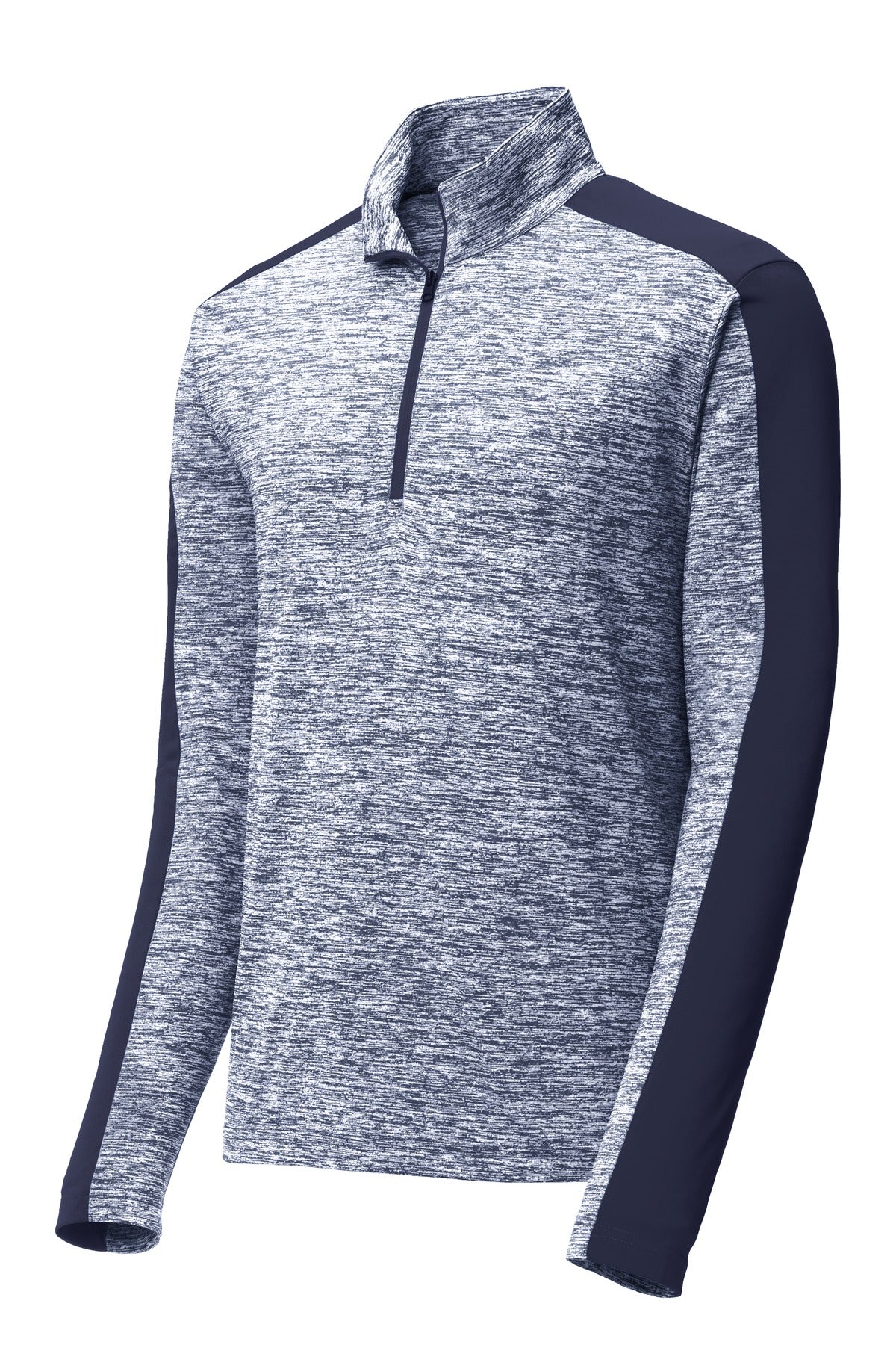 Sport-Tek ST397 Tek PosiCharge Electric Heather Colorblock 1/4-Zip Pullover