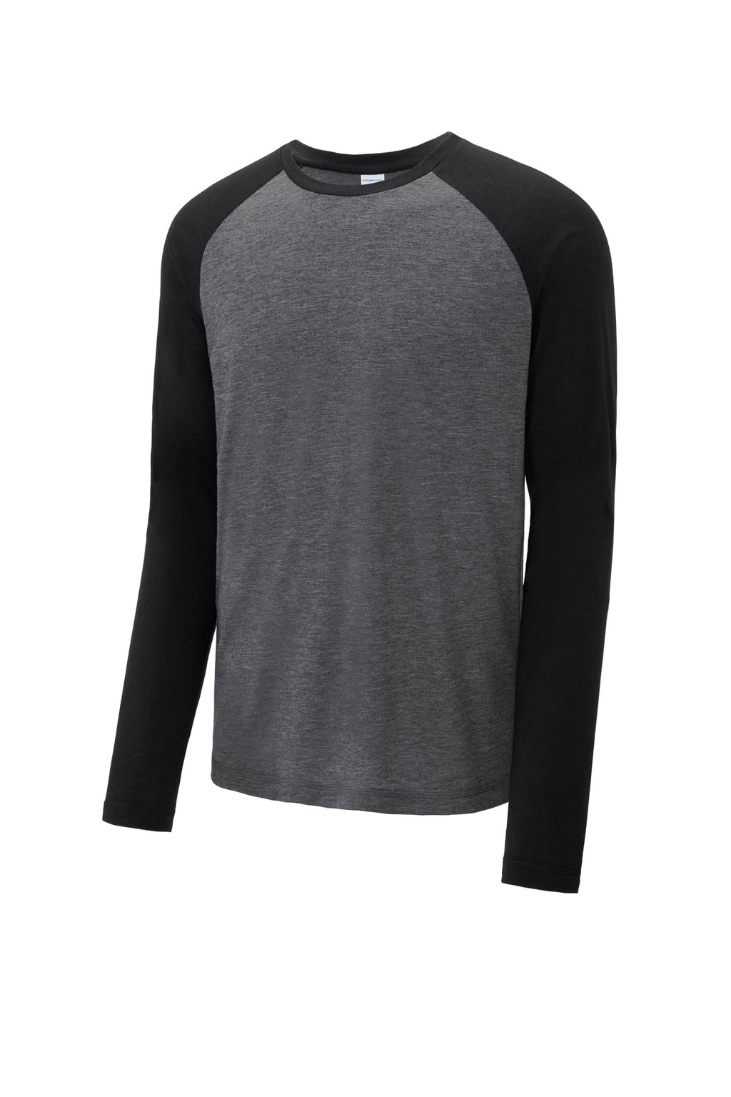 Sport-Tek ST400LS Tek  PosiCharge  Long Sleeve Tri-Blend Wicking Raglan Tee