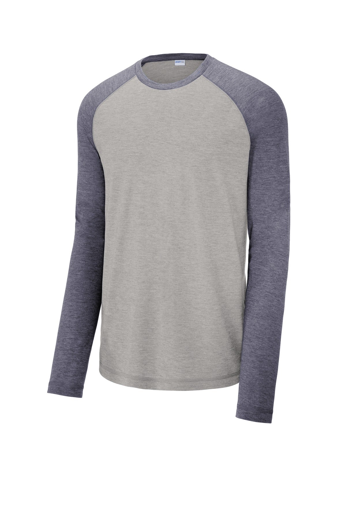 Sport-Tek ST400LS Tek  PosiCharge  Long Sleeve Tri-Blend Wicking Raglan Tee