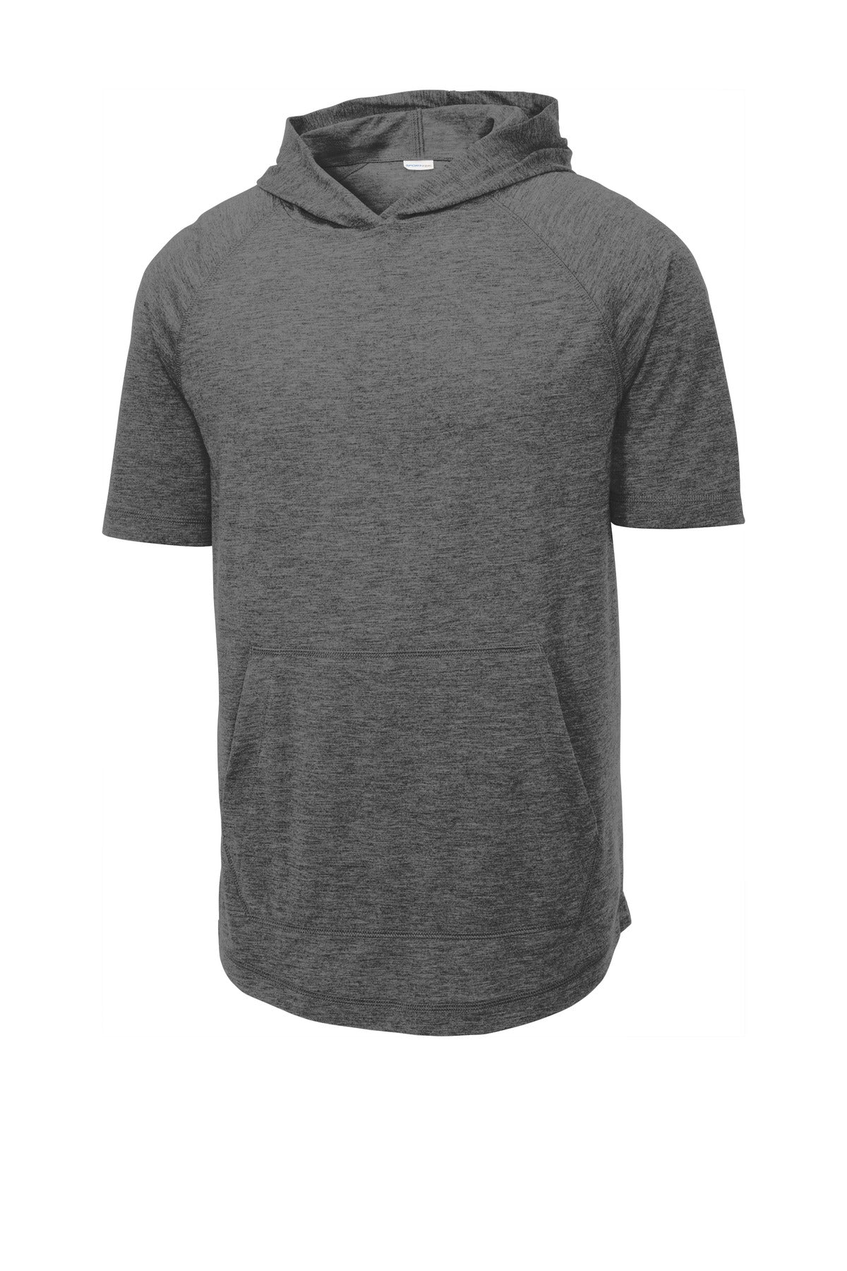 Sport-Tek ST404 Tek  PosiCharge  Tri-Blend Wicking Short Sleeve Hoodie