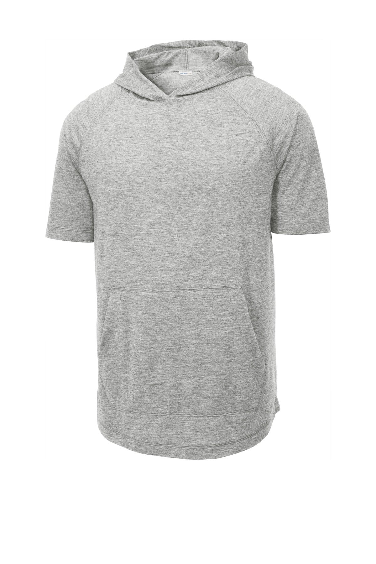 Sport-Tek ST404 Tek  PosiCharge  Tri-Blend Wicking Short Sleeve Hoodie