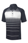 Sport-Tek ST600 Tek Dry Zone Sublimated Stripe Polo