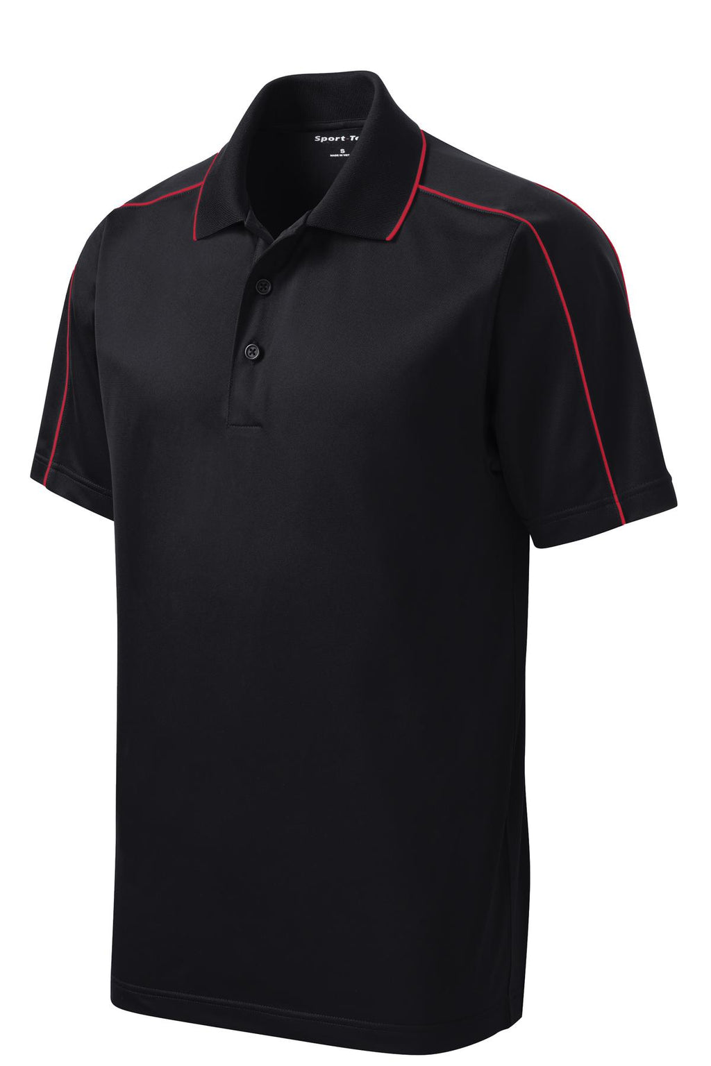 Sport-Tek ST653 Tek Micropique Sport-Wick Piped Polo