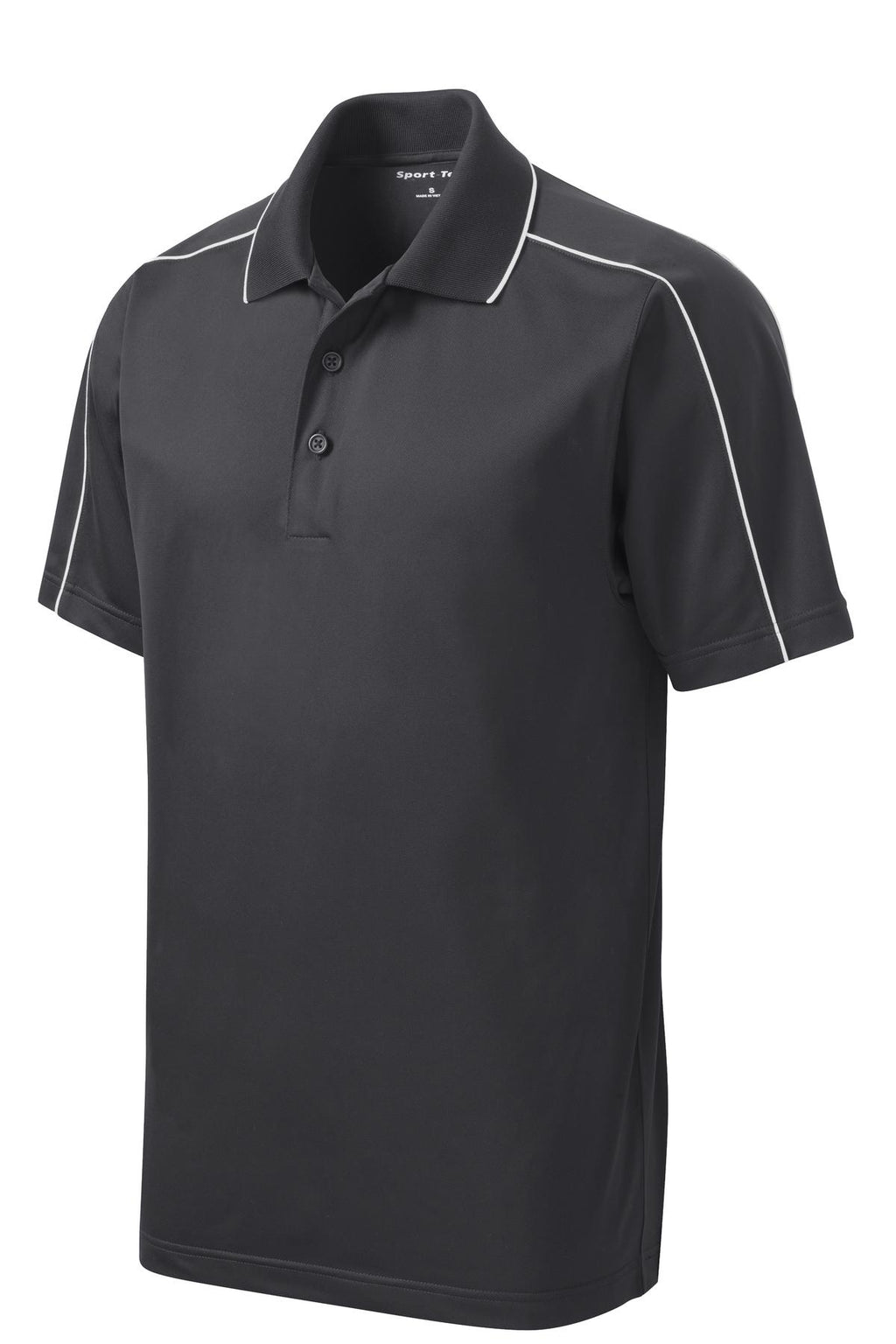 Sport-Tek ST653 Tek Micropique Sport-Wick Piped Polo