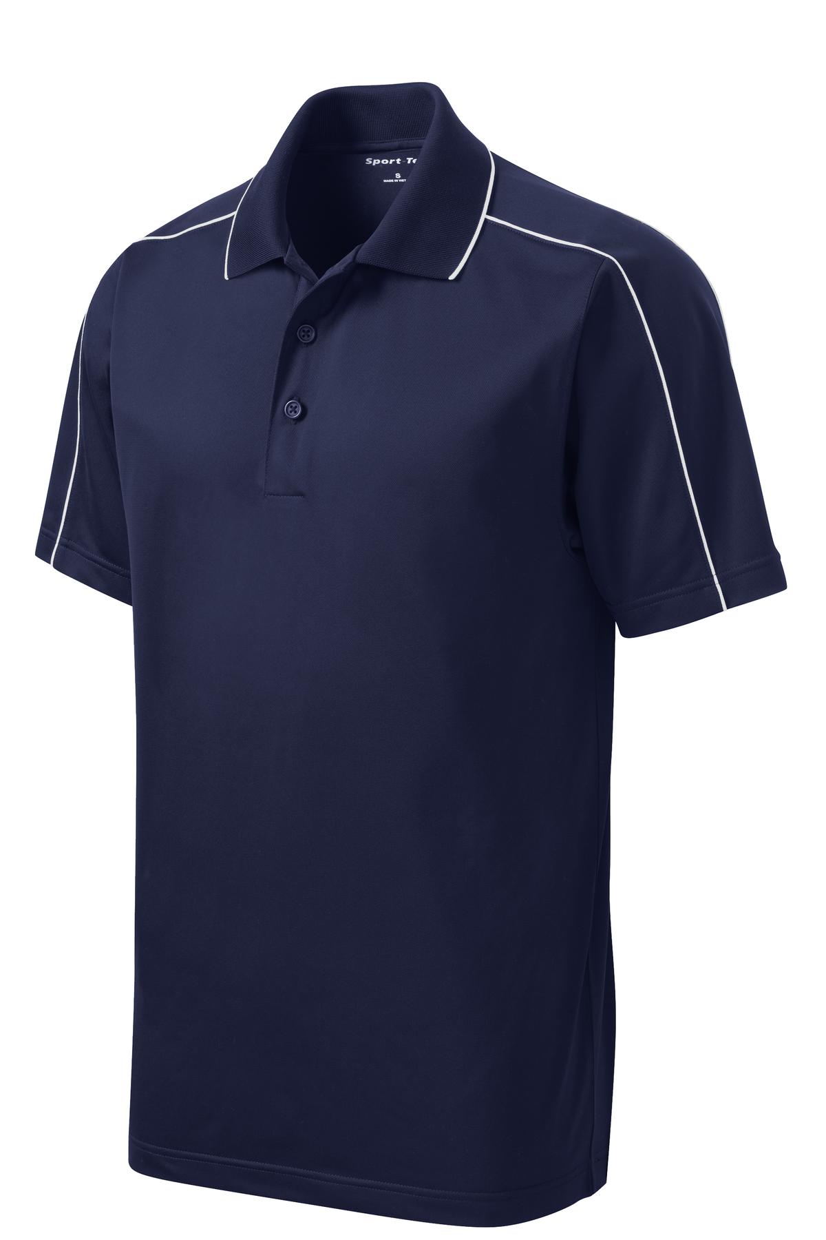 Sport-Tek ST653 Tek Micropique Sport-Wick Piped Polo