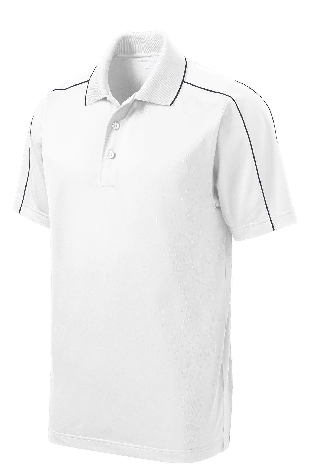 Sport-Tek ST653 Tek Micropique Sport-Wick Piped Polo