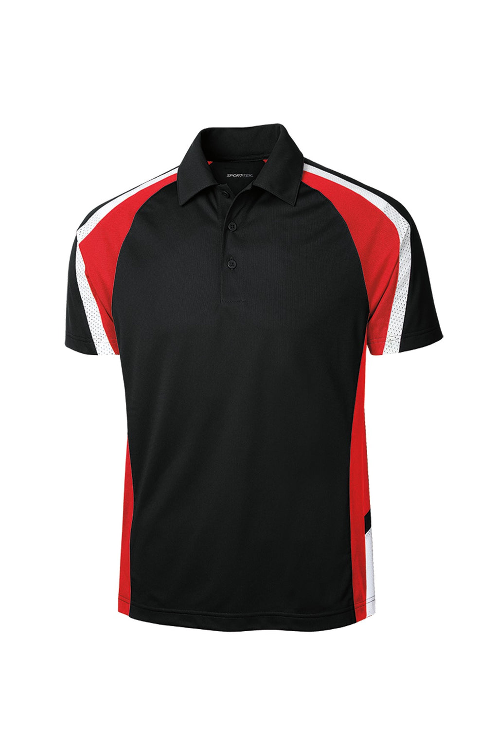 Sport-Tek ST654 Tek Tricolor Micropique Sport-Wick Polo