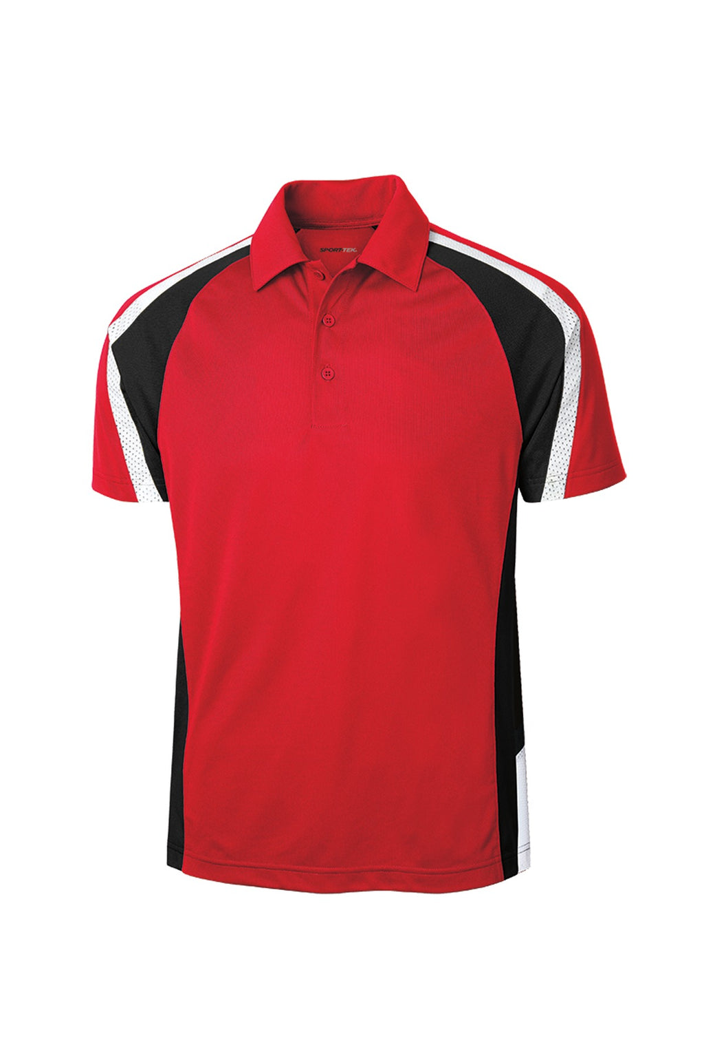 Sport-Tek ST654 Tek Tricolor Micropique Sport-Wick Polo