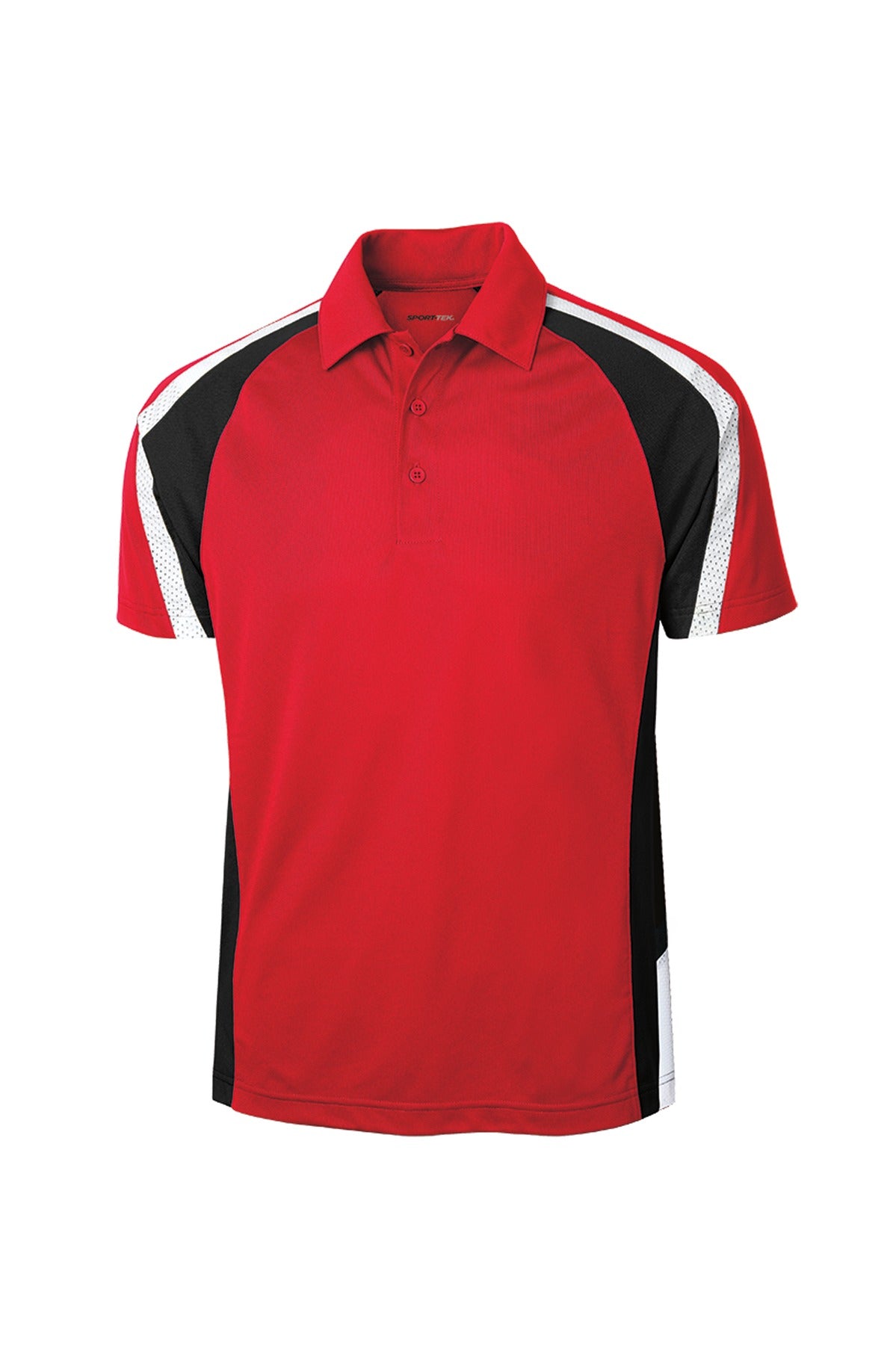 Sport-Tek ST654 Tek Tricolor Micropique Sport-Wick Polo