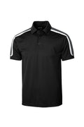 Sport-Tek ST658 Tek Tricolor Shoulder Micropique Sport-Wick Polo