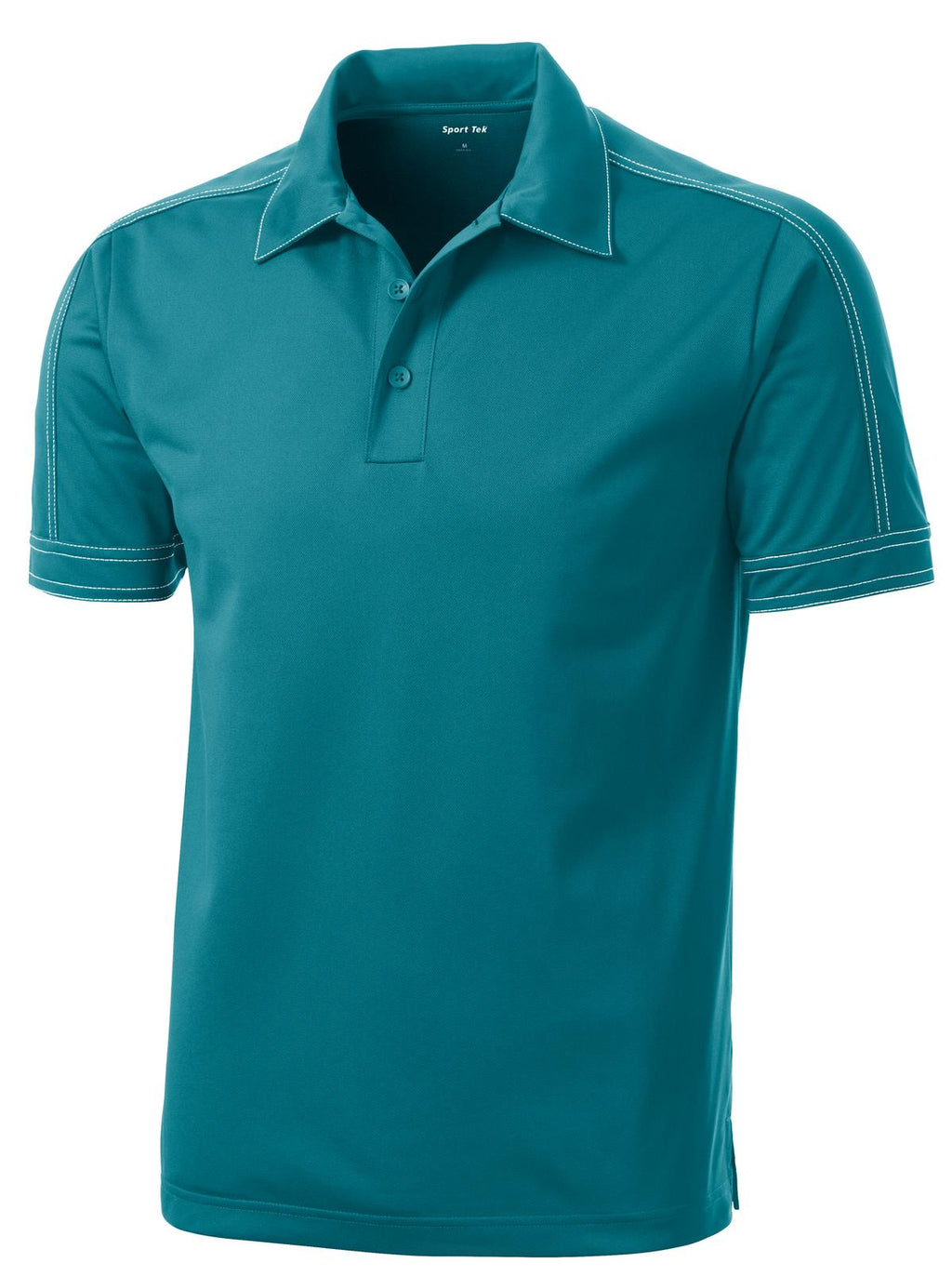 Sport-Tek ST659 Tek Contrast Stitch Micropique Sport-Wick Polo