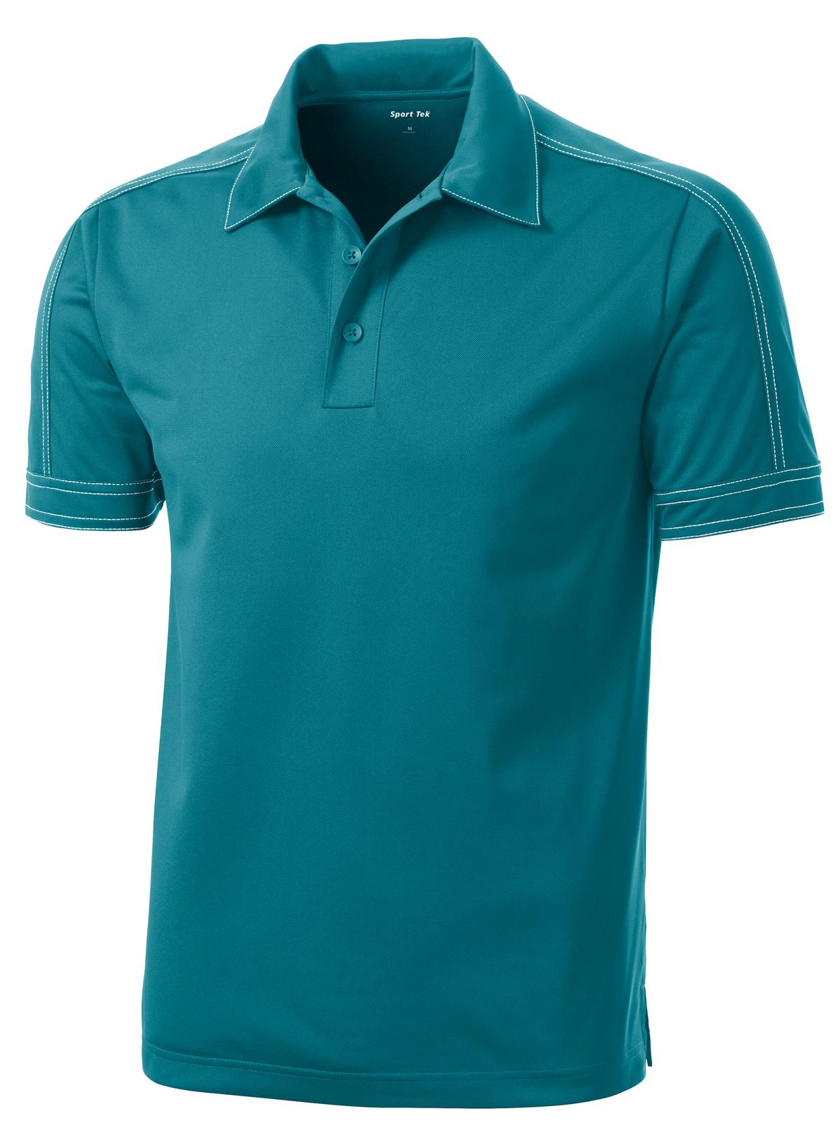 Sport-Tek ST659 Tek Contrast Stitch Micropique Sport-Wick Polo