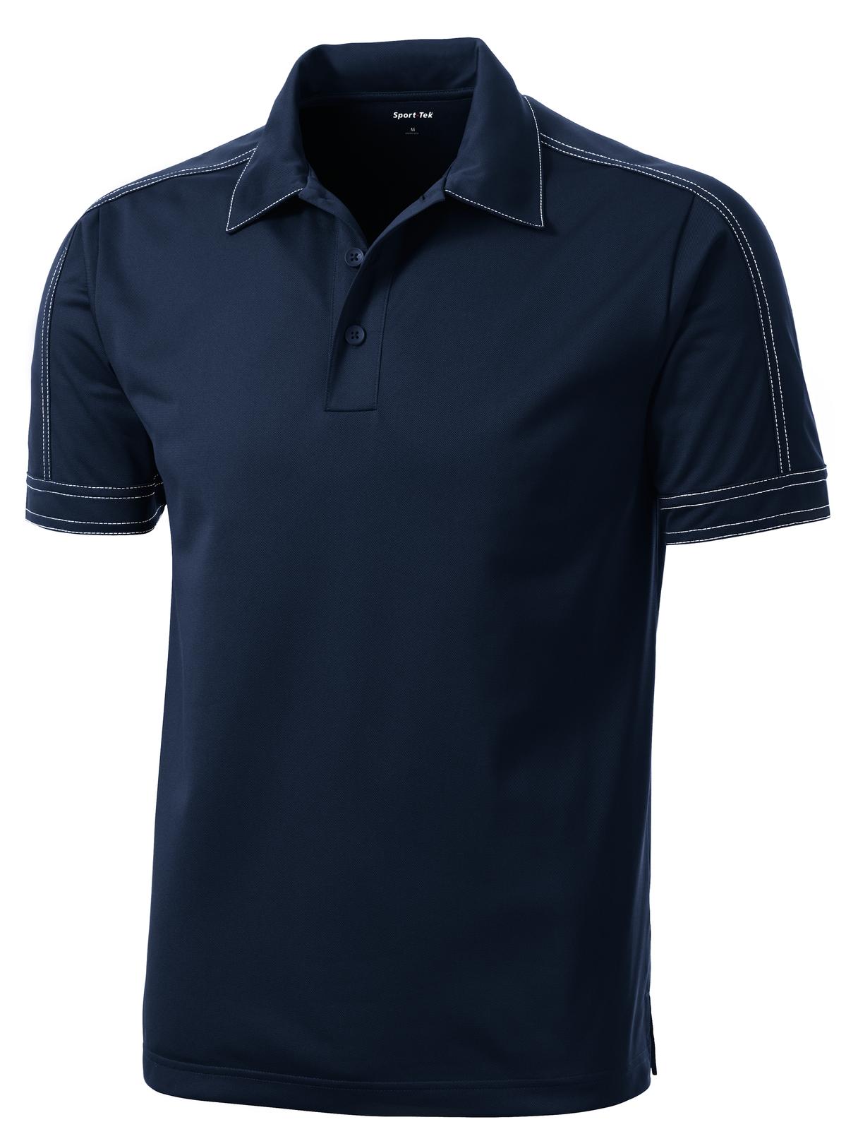 Sport-Tek ST659 Tek Contrast Stitch Micropique Sport-Wick Polo