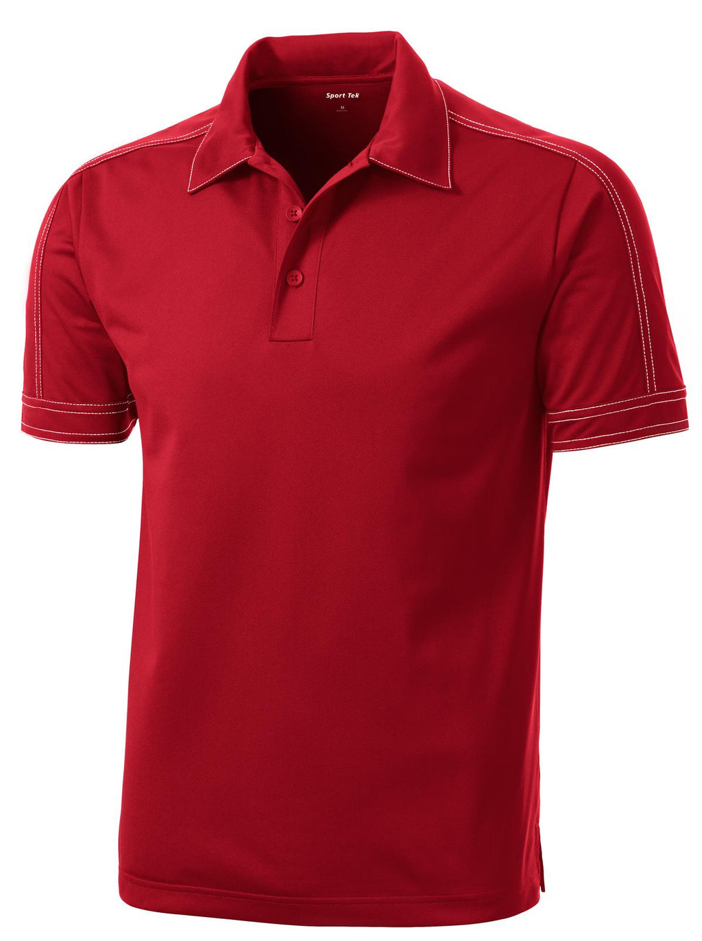 Sport-Tek ST659 Tek Contrast Stitch Micropique Sport-Wick Polo