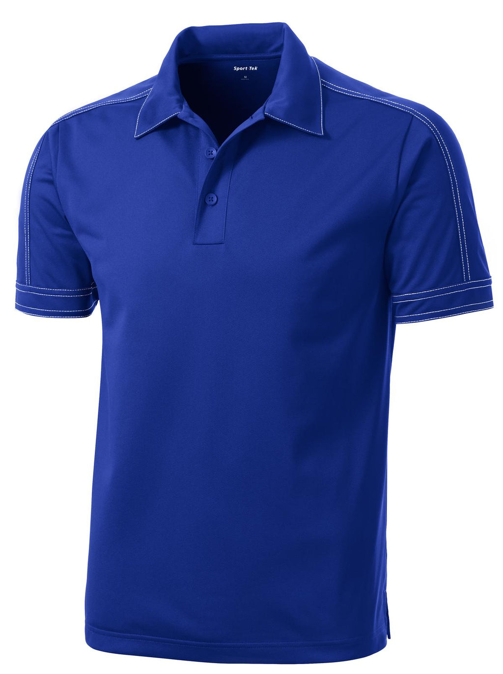 Sport-Tek ST659 Tek Contrast Stitch Micropique Sport-Wick Polo