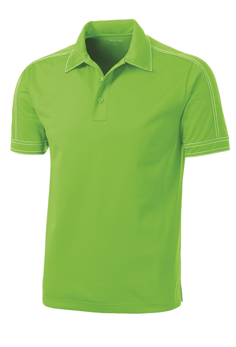 Sport-Tek ST659 Tek Contrast Stitch Micropique Sport-Wick Polo