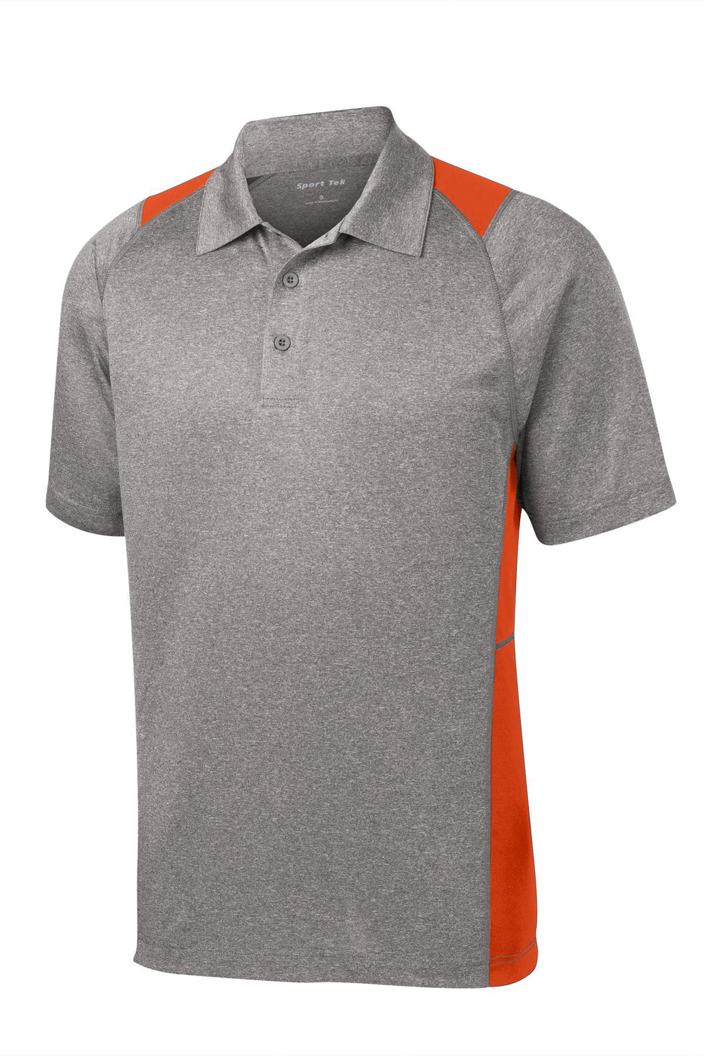 Sport-Tek ST665 Tek Heather Colorblock Contender Polo
